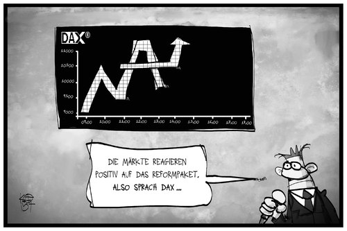 Cartoon: Der DAX sagt NAI (medium) by Kostas Koufogiorgos tagged karikatur,koufogiorgos,illustration,cartoon,nai,dax,börse,frankfurt,aktienkurs,kurve,ja,griechenland,reaktion,politik,markt,wirtschaft,reporter,karikatur,koufogiorgos,illustration,cartoon,nai,dax,börse,frankfurt,aktienkurs,kurve,ja,griechenland,reaktion,politik,markt,wirtschaft,reporter