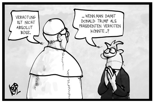 Der Papst verhütet