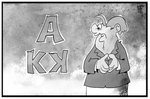 Die AKK-Raute Die AKK-Raute