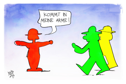 Die Ampel-Männchen koalieren Die Ampel-Männchen koalieren
