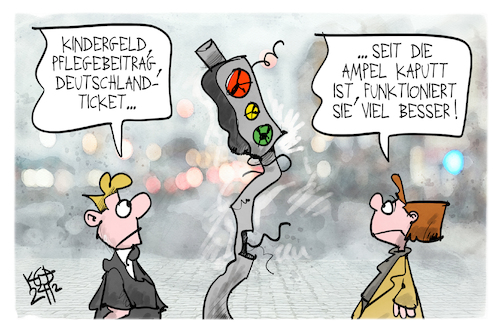 Die Ampel funktioniert Die Ampel funktioniert