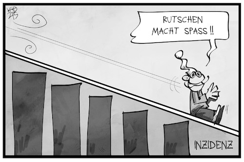 Die Corona-Fallzahlen sinken Die Corona-Fallzahlen sinken