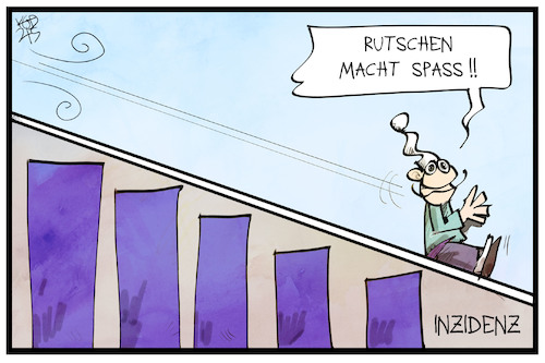 Die Corona-Fallzahlen sinken Die Corona-Fallzahlen sinken