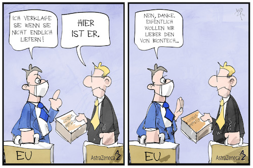 Die EU verklagt Astra Zeneca Die EU verklagt Astra Zeneca
