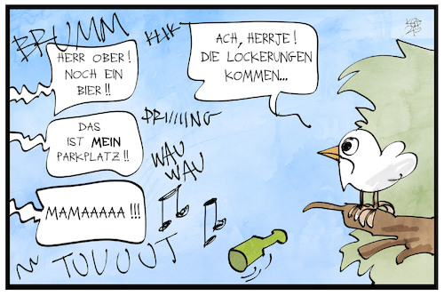Die Lockerungen kommen Die Lockerungen kommen