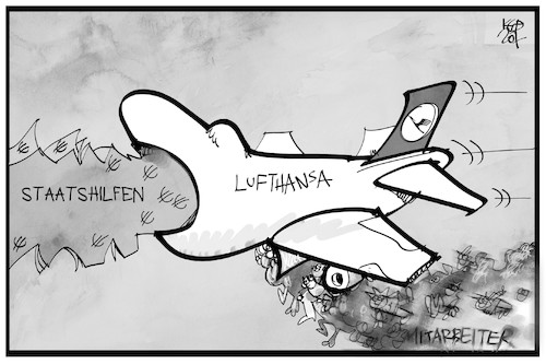 Die Lufthansa spart Personal ein