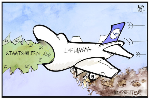 Die Lufthansa spart Personal ein Die Lufthansa spart Personal ein