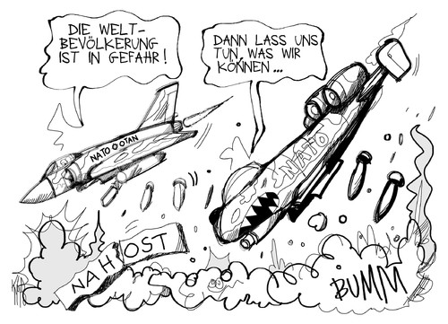 Die Nato hilft! Die Nato hilft!