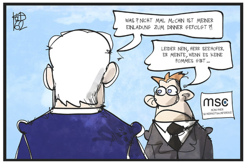 Dinner bei Seehofer Dinner bei Seehofer