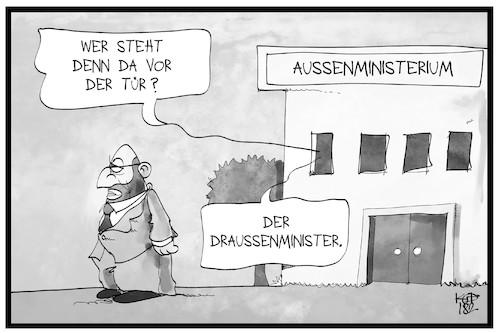 Draußenminister Martin Schulz Draußenminister Martin Schulz