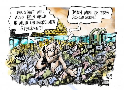 Cartoon: Ein Bad im Pool (medium) by Kostas Koufogiorgos tagged arcandor,staatshilfe,steuergelder,geld,finanzkrise,grosse,koalition,regierung,wirtschaft,insolvenz,arbeitslosigkeit,karstadt,karikatur,kostas,koufogiorgos,arcandor,staatshilfe,steuergelder,geld,finanzkrise,grosse koalition,regierung,wirtschaft,insolvenz,arbeitslosigkeit,karstadt,karikatur,handel,verkauf,kaufhaus,grosse,koalition