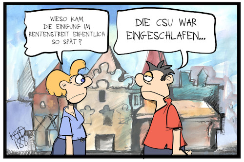 Einigung im Rentenstreit Einigung im Rentenstreit