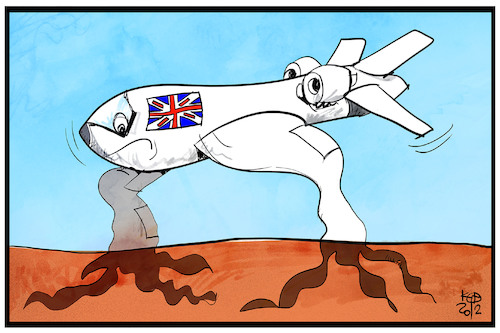 Cartoon: Einreisestopp aus UK (medium) by Kostas Koufogiorgos tagged karikatur,koufogiorgos,illustration,cartoon,uk,einreise,flugzeug,wurzeln,pandemie,reisen,mobilität,grossbritannien,karikatur,koufogiorgos,illustration,cartoon,uk,einreise,flugzeug,wurzeln,pandemie,reisen,mobilität,grossbritannien