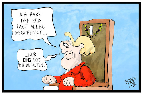 EINS für Merkel