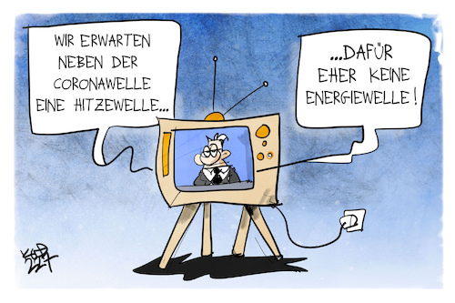 Cartoon: Energiekrise (medium) by Kostas Koufogiorgos tagged karikatur,koufogiorgos,energie,krise,knappheit,fernsehen,corona,pandemie,hitzewelle,sommer,welle,nachrichten,karikatur,koufogiorgos,energie,krise,knappheit,fernsehen,corona,pandemie,hitzewelle,sommer,welle,nachrichten