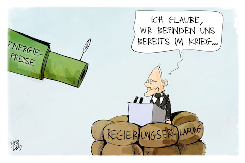 Cartoon: Energiepreise (medium) by Kostas Koufogiorgos tagged koufogiorgos,karikatur,scholz,energie,preis,panzer,krieg,verteidigung,rednerpult,bundestag,koufogiorgos,karikatur,scholz,energie,preis,panzer,krieg,verteidigung,rednerpult,bundestag