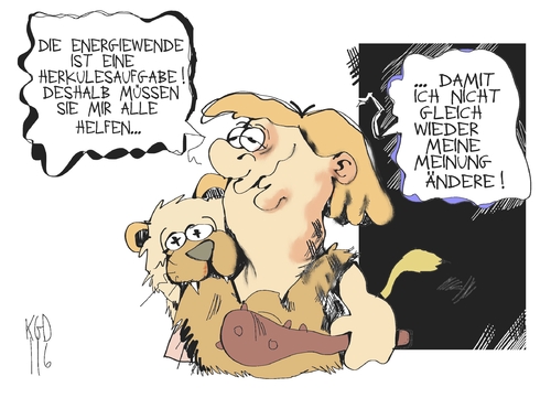 Cartoon: Energiewende (medium) by Kostas Koufogiorgos tagged koufogiorgos,kostas,karikatur,politik,akw,atomkraft,energie,nuklear,aufgabe,herkules,energiewende,atomausstieg,merkel,merkel,atomausstieg,energiewende,herkules,aufgabe,nuklear,energie,atomkraft,akw