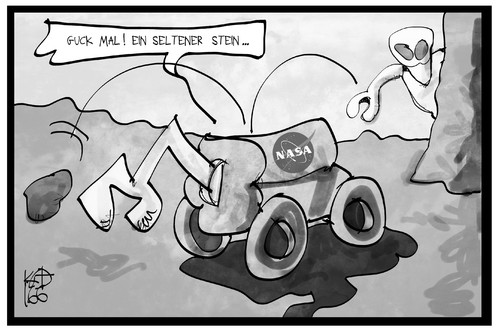 Entdeckung auf dem Mars