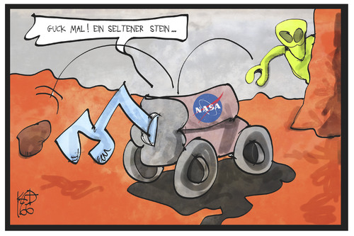 Entdeckung auf dem Mars