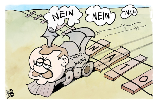 Erdobahn schert aus Erdobahn schert aus
