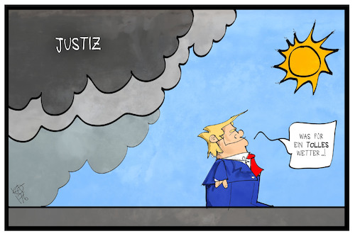 Cartoon: Ermittlungen gegen Trump (medium) by Kostas Koufogiorgos tagged karikatur,koufogiorgos,illustration,cartoon,trump,sonne,wolken,justiz,ermittlung,russiagate,usa,präsident,karikatur,koufogiorgos,illustration,cartoon,trump,sonne,wolken,justiz,ermittlung,russiagate,usa,präsident