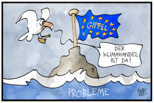 Cartoon: EU-Gipfel (medium) by Kostas Koufogiorgos tagged karikatur,koufogiorgos,illustration,cartoon,eu,gipfel,probleme,europa,klimawandel,wasser,meer,karikatur,koufogiorgos,illustration,cartoon,eu,gipfel,probleme,europa,klimawandel,wasser,meer