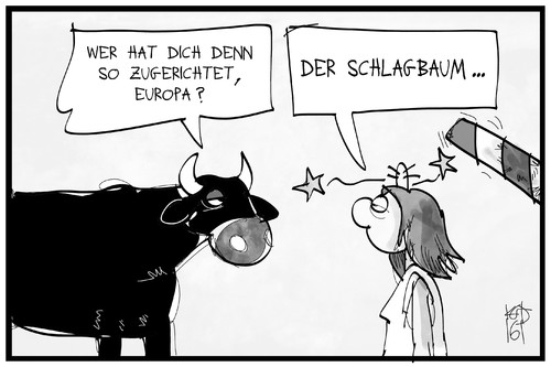 Europa und der Schlagbaum Europa und der Schlagbaum