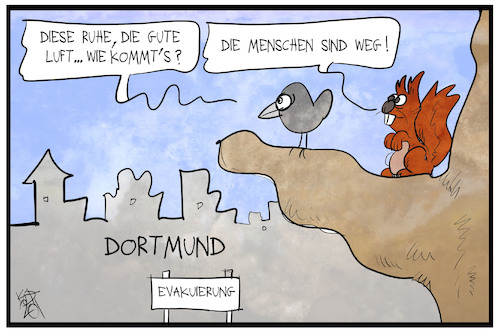 Evakuierung in Dortmund Evakuierung in Dortmund