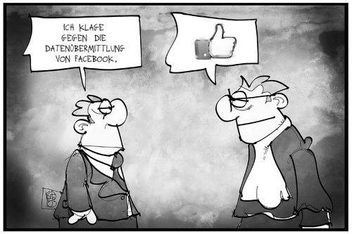 Cartoon: Facebook (medium) by Kostas Koufogiorgos tagged karikatur,koufogiorgos,illustration,cartoon,facebook,eugh,gericht,gerichtshof,europa,klage,richter,justiz,datenschutz,datenübermittlung,sicherheit,internet,karikatur,koufogiorgos,illustration,cartoon,facebook,eugh,gericht,gerichtshof,europa,klage,richter,justiz,datenschutz,datenübermittlung,sicherheit,internet