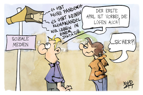 Fake News im April Fake News im April