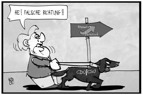 Falsche Richtung CDU! Falsche Richtung CDU!