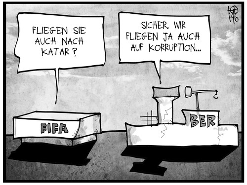 FIFA und BER auf Korruptionsflug FIFA und BER auf Korruptionsflug