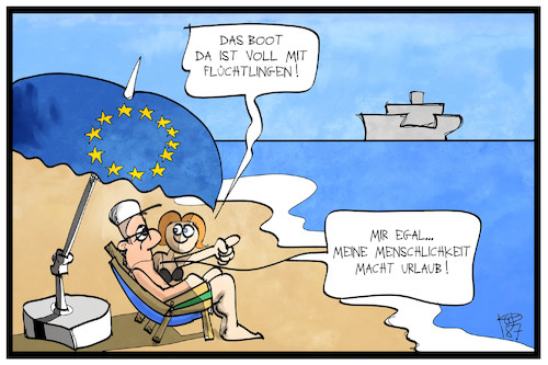 Flüchtlinge im Mittelmeer