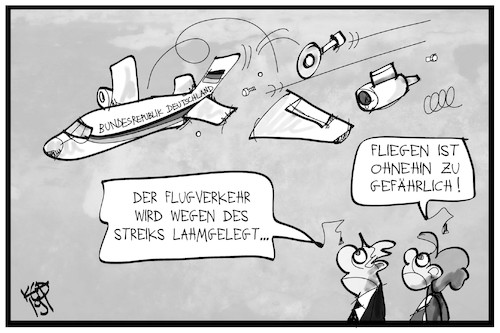 Cartoon: Flugverkehr (medium) by Kostas Koufogiorgos tagged karikatur,koufogiorgos,illustration,cartoon,flugzeug,flugverkehr,regierungsflieger,defekt,panne,streik,transport,karikatur,koufogiorgos,illustration,cartoon,flugzeug,flugverkehr,regierungsflieger,defekt,panne,streik,transport