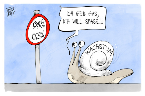 Cartoon: Frühjahrsprognose (medium) by Kostas Koufogiorgos tagged karikatur,koufogiorgos,prognose,wachstum,wirtschaft,schnecke,gas,spass,karikatur,koufogiorgos,prognose,wachstum,wirtschaft,schnecke,gas,spass