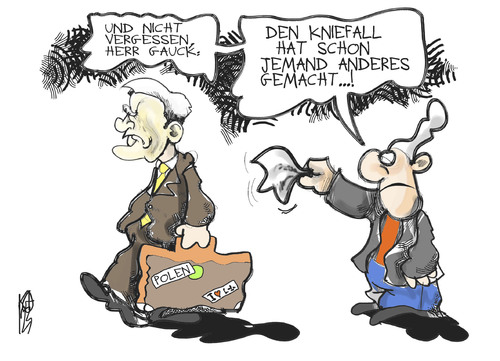 Gauck in Polen Gauck in Polen