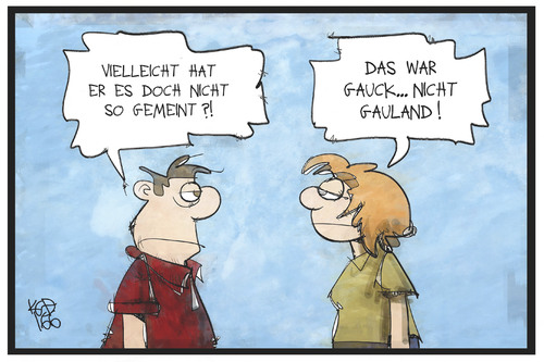 Gauck oder Gauland Gauck oder Gauland