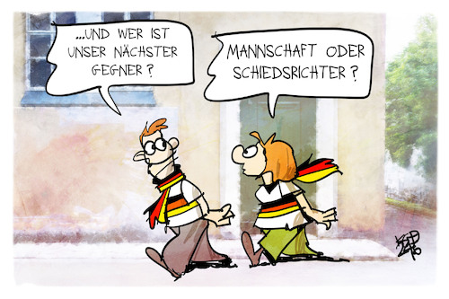 Gegner Schiedsrichter Gegner Schiedsrichter