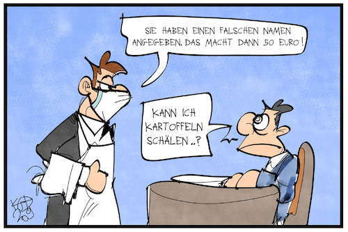 Geldstrafe im Lokal Geldstrafe im Lokal