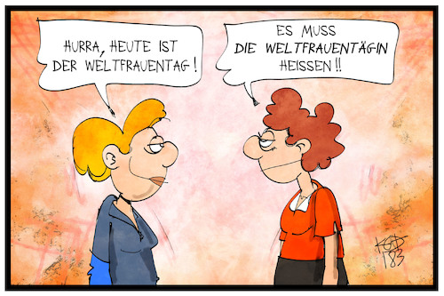 Gendergerechter Weltfrauentag