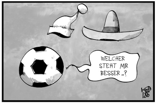 Cartoon: GERMEX (medium) by Kostas Koufogiorgos tagged karikatur,koufogiorgos,illustration,cartoon,germex,mexger,mexiko,deutschland,michel,schlafmütze,sombrero,fussball,sport,wm,fifa,weltmeisterschaft,hut,karikatur,koufogiorgos,illustration,cartoon,germex,mexger,mexiko,deutschland,michel,schlafmütze,sombrero,fussball,sport,wm,fifa,weltmeisterschaft,hut