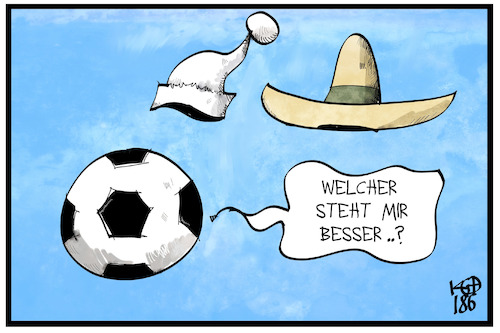 Cartoon: GERMEX (medium) by Kostas Koufogiorgos tagged karikatur,koufogiorgos,illustration,cartoon,germex,mexger,mexiko,deutschland,michel,schlafmütze,sombrero,fussball,sport,wm,fifa,weltmeisterschaft,hut,karikatur,koufogiorgos,illustration,cartoon,germex,mexger,mexiko,deutschland,michel,schlafmütze,sombrero,fussball,sport,wm,fifa,weltmeisterschaft,hut