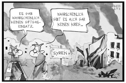 Cartoon: Giftgas in Syrien (medium) by Kostas Koufogiorgos tagged karikatur,koufogiorgos,illustration,cartoon,giftgas,syrien,krieg,konflikt,ruine,trümmer,angriff,kriegsverbrechen,karikatur,koufogiorgos,illustration,cartoon,giftgas,syrien,krieg,konflikt,ruine,trümmer,angriff,kriegsverbrechen