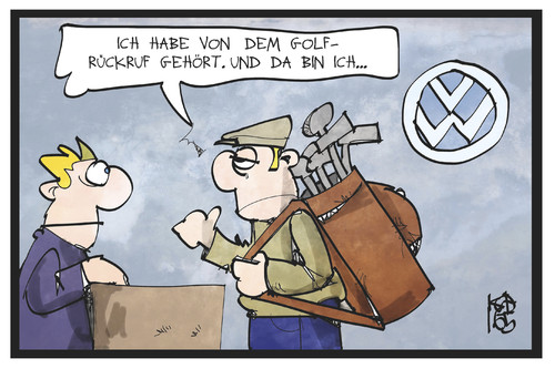 Golf-Rückruf Golf-Rückruf
