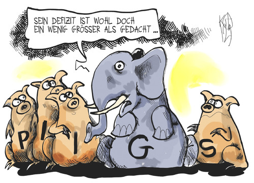 Cartoon: Griechenland (medium) by Kostas Koufogiorgos tagged griechenland,piigs,elefant,defizit,schulden,euro,krise,europa,geld,karikatur,kostas,koufogiorgos,griechenland,piigs,elefant,defizit,schulden,euro,krise,europa,geld,karikatur,kostas,koufogiorgos