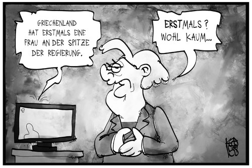 Griechische Regierungschefin Griechische Regierungschefin