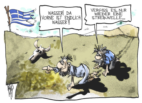Griechische Streikwelle Griechische Streikwelle