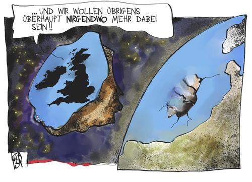 Cartoon: Großbritannien (medium) by Kostas Koufogiorgos tagged cameron,großbritannien,england,uk,eu,europa,welt,planet,erde,mitgliedschaft,referendum,karikatur,kostas,koufogiorgos,cameron,großbritannien,england,uk,eu,europa,welt,planet,erde,mitgliedschaft,referendum,karikatur,kostas,koufogiorgos