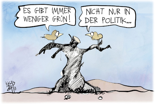 Grüner Rückgang Grüner Rückgang