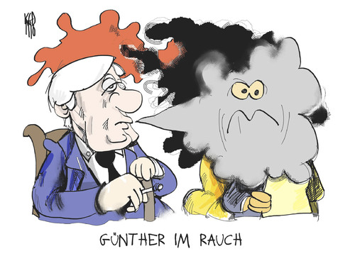 Günther im Rauch